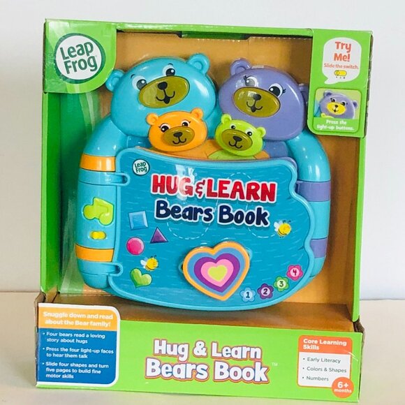 Leapfrog Hug & Learn Bears Book (English Version) for 6 months +Brand New - Picture 8 of 14